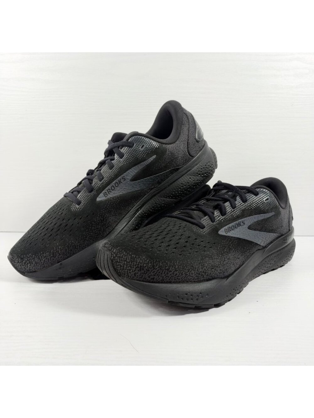 Brooks Ghost 16 Men's Size 13 D Black Ebony Running Walking Shoes 1104181D020